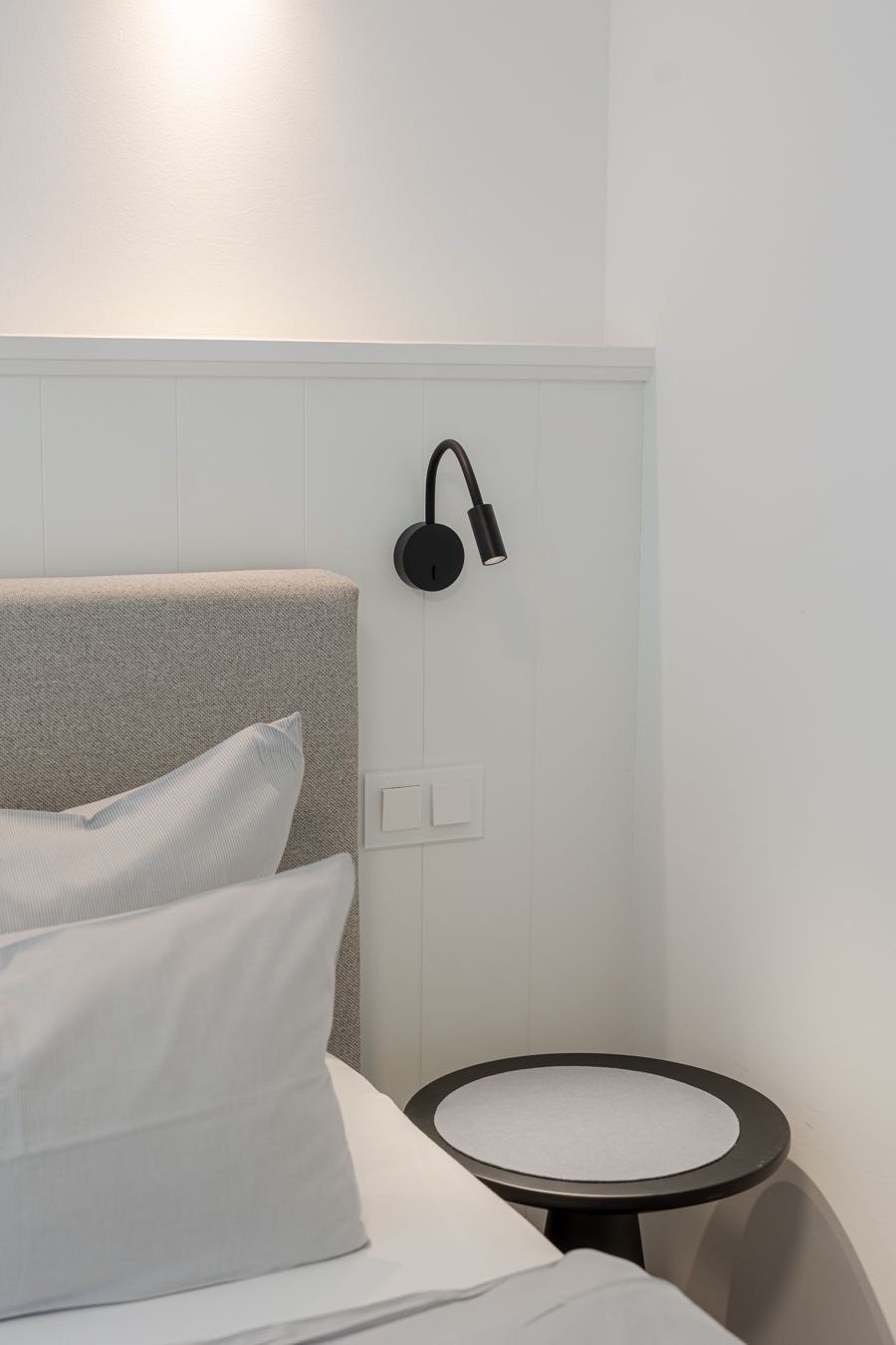 Detail im Schlafzimmer der Ferienwohnung Meersalz